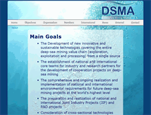 Tablet Screenshot of deepsea-mining-alliance.com